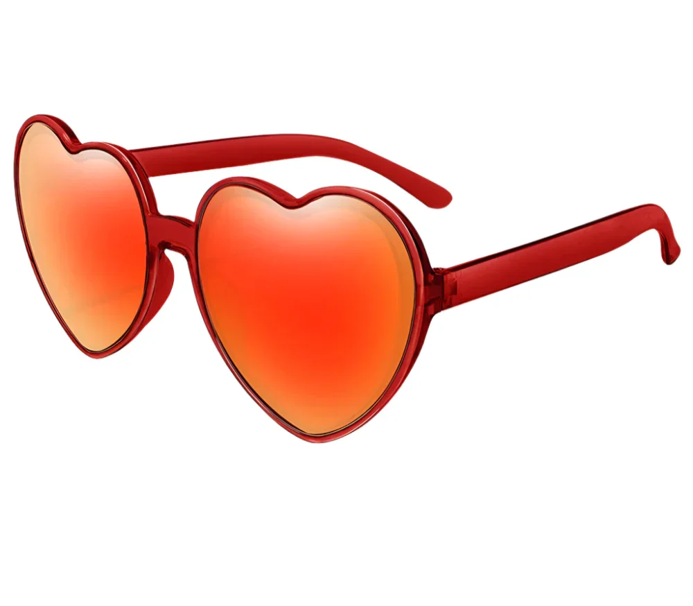 Heart Shape Sunglasses - Piña Colada