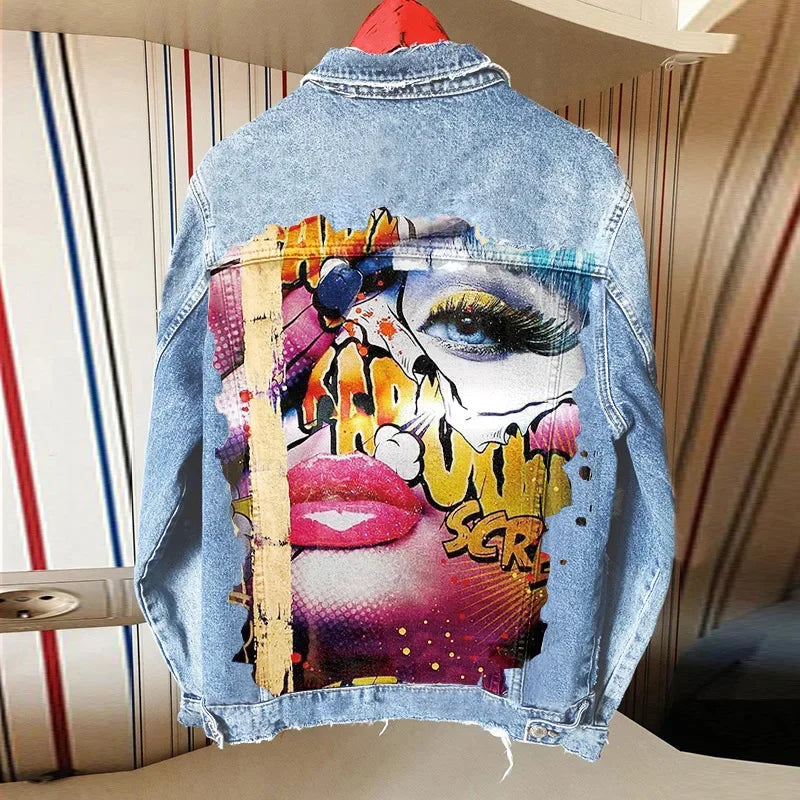 Denim Jacket Girl - Piña Colada