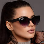 Trendy Cat Eye Gradient Sunglasses - Piña Colada