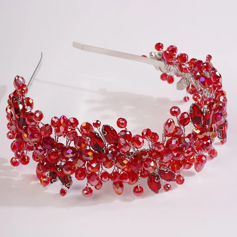 Handmade Rhinestones Tiaras - Piña Colada