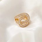 New Design Zircon Rings for Women - Piña Colada