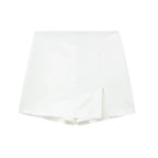 Front Slit Shorts - Piña Colada