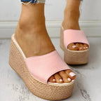 Sandals Peep-Toe - Piña Colada