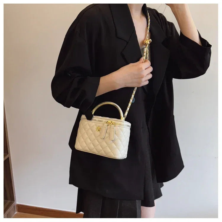 Diamond Grid Single Shoulder - Piña Colada