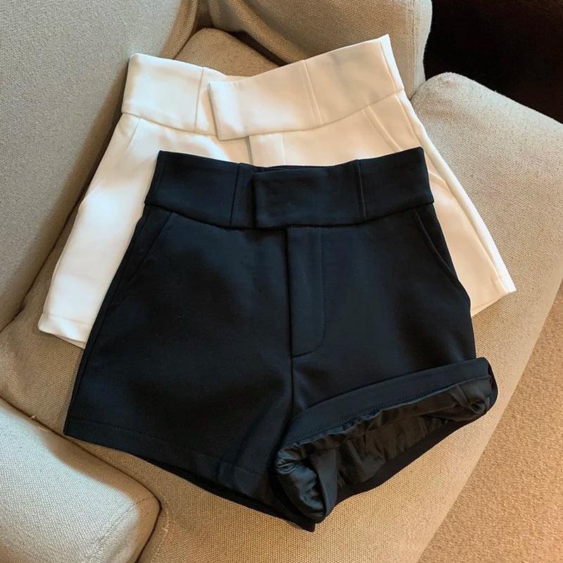 Streetwear Shorts Elegant High Waist - Piña Colada