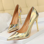 10.5cm High Heels Pumps - Piña Colada