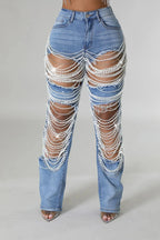Mid-Waist Knit Casual Shorts - Piña Colada