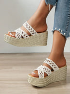 Thick Sole Slides Platform - Piña Colada