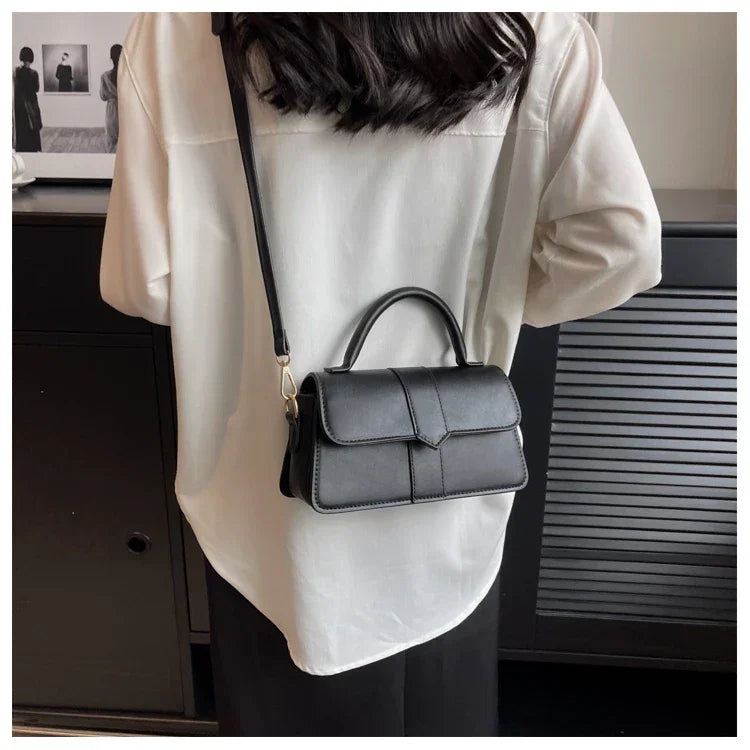 Leather Shoulder Bag - Piña Colada