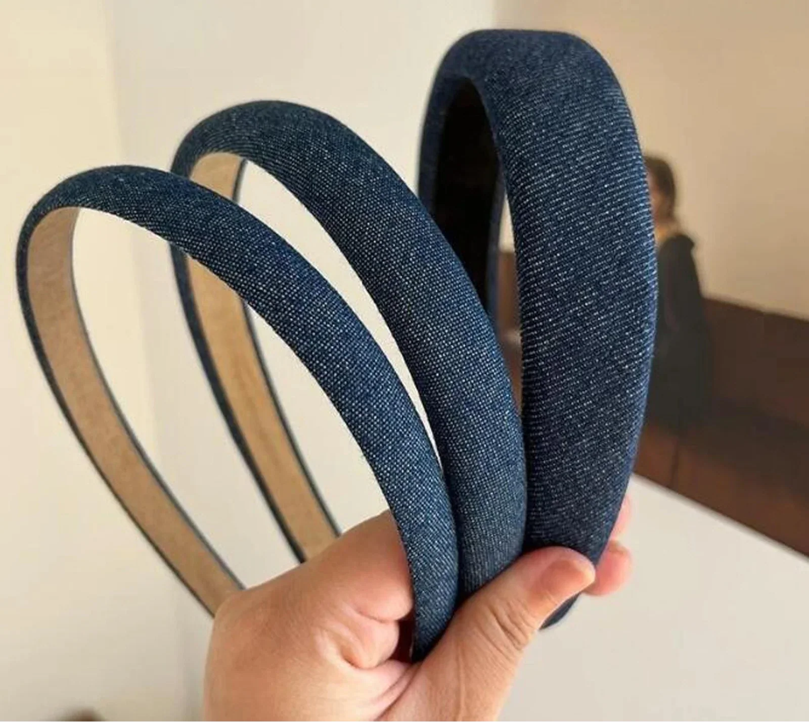 Headband Denim - Piña Colada