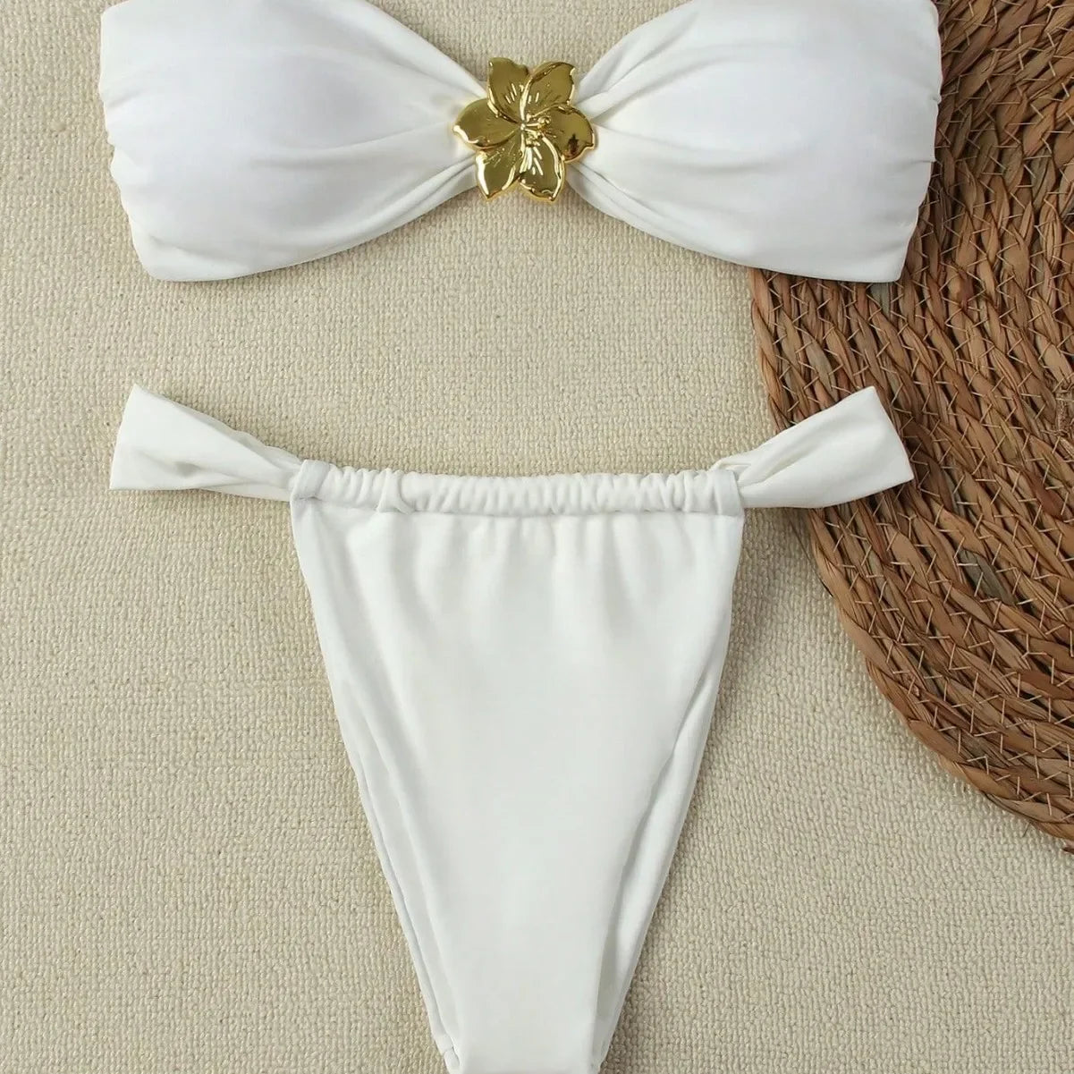 Bikini Set - Brazilian Thong - Piña Colada