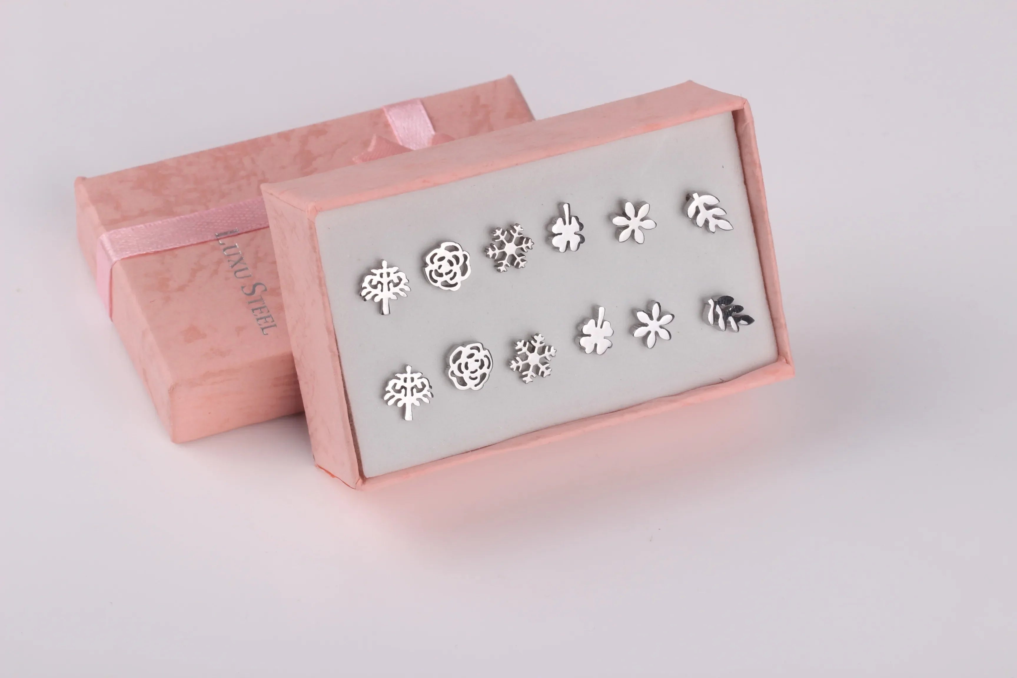 FLowers 6Pairs Earring - Piña Colada
