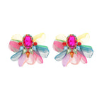 Petal Earrings - Piña Colada