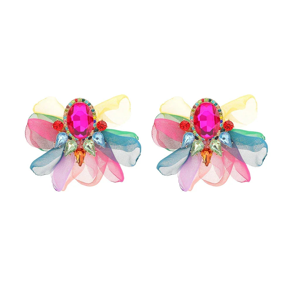Petal Earrings - Piña Colada
