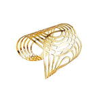 Geometric Cuff Bracelet - Piña Colada