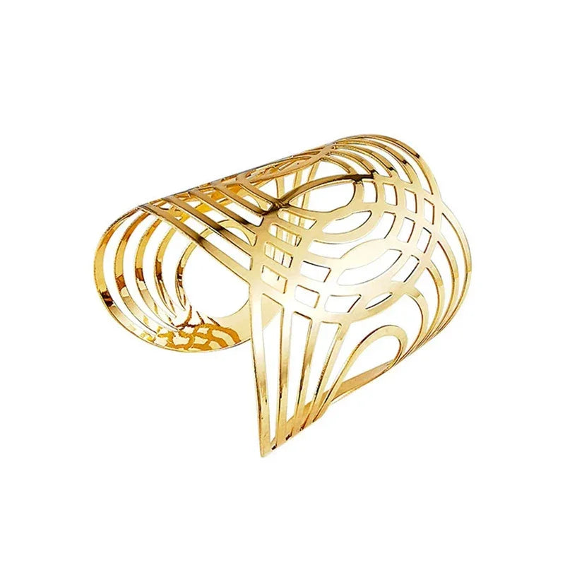 Geometric Cuff Bracelet - Piña Colada