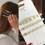 Flower Pearl Hair Clip - Piña Colada