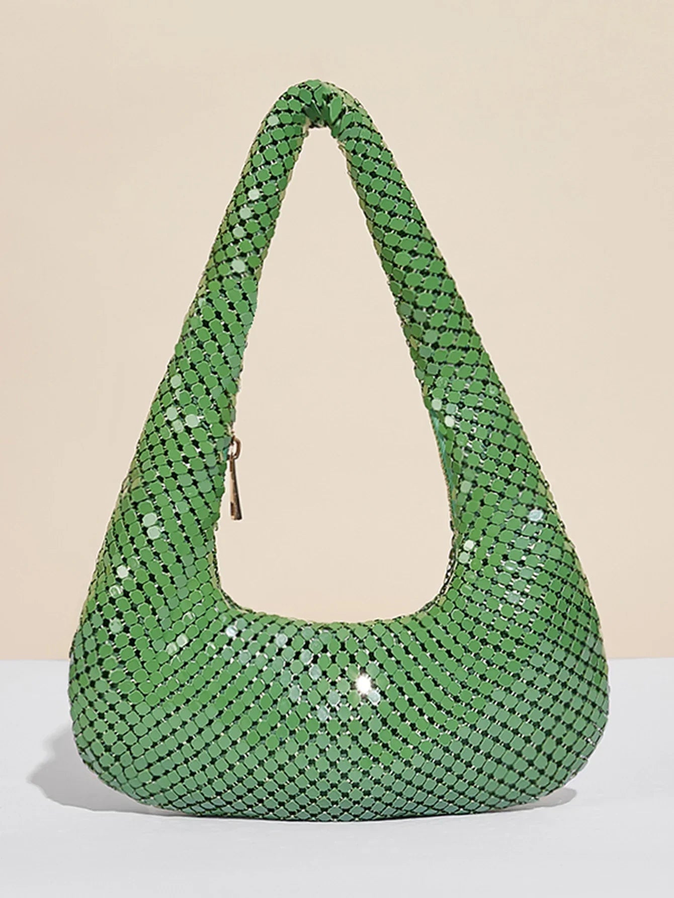 Metallic Sequin Boho Bag - Piña Colada