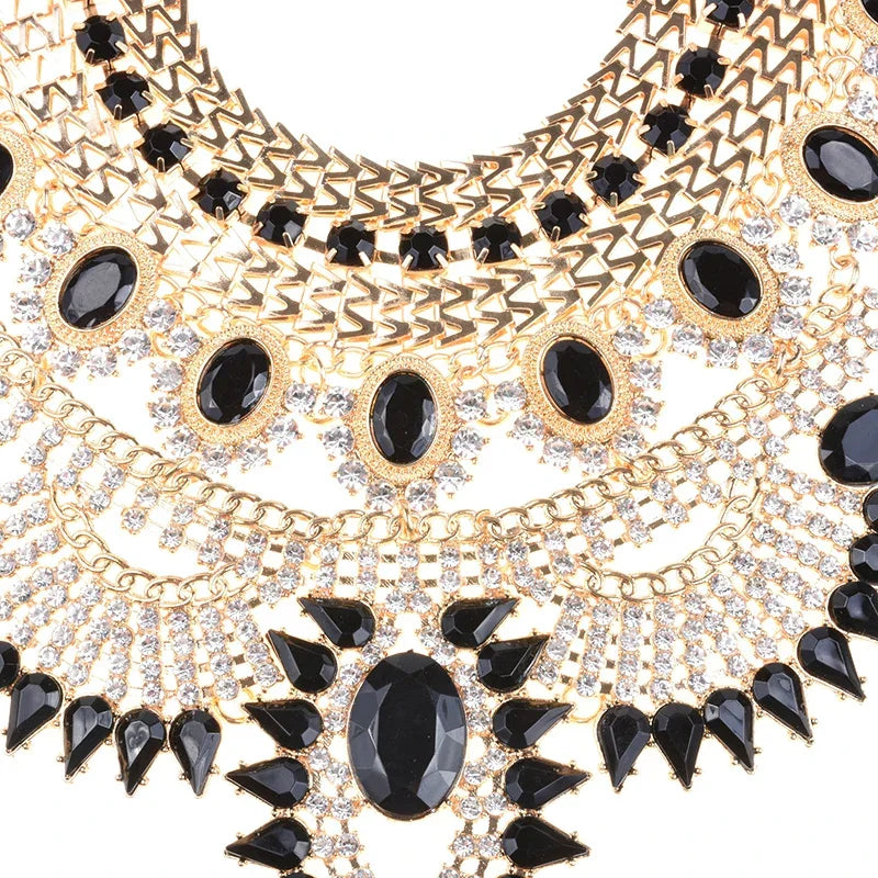 Large Collar Bohemian Vintage - Piña Colada
