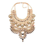 Large Collar Bohemian Vintage - Piña Colada