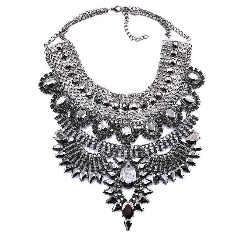 Large Collar Bohemian Vintage - Piña Colada