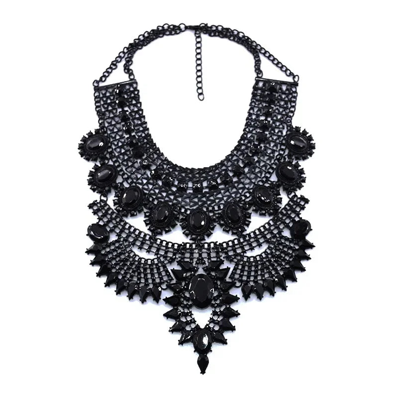 Large Collar Bohemian Vintage - Piña Colada