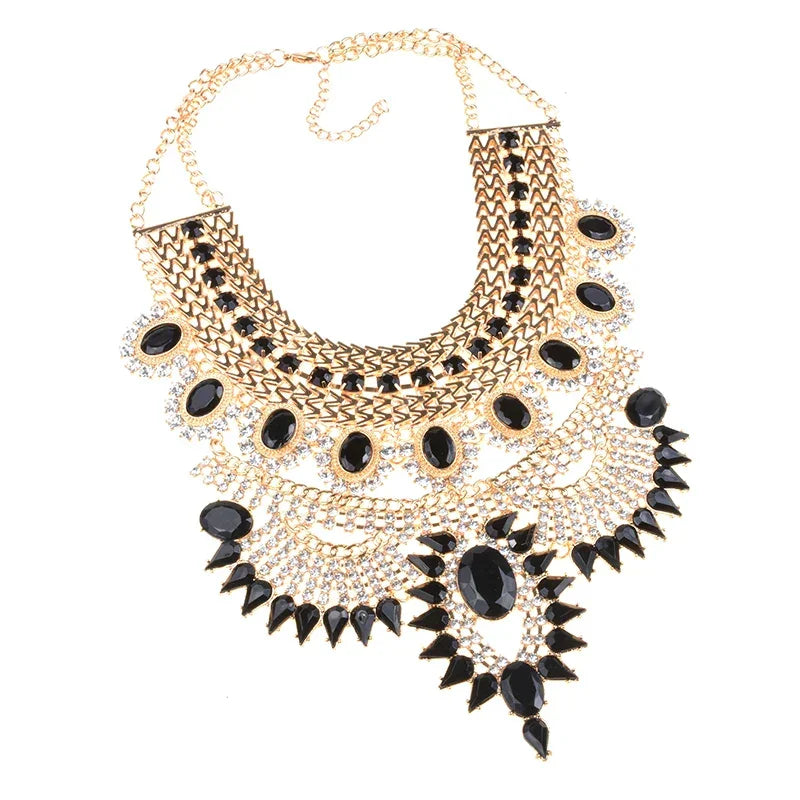Large Collar Bohemian Vintage - Piña Colada