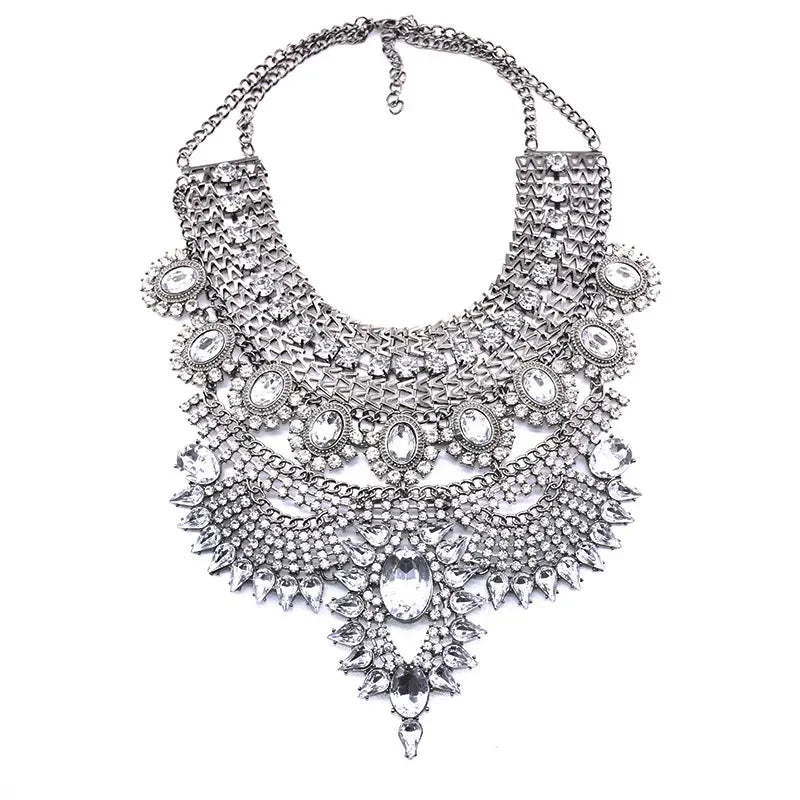 Large Collar Bohemian Vintage - Piña Colada