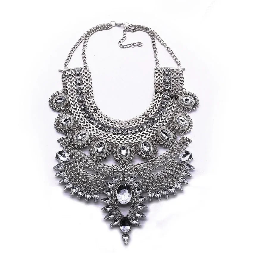 Large Collar Bohemian Vintage - Piña Colada