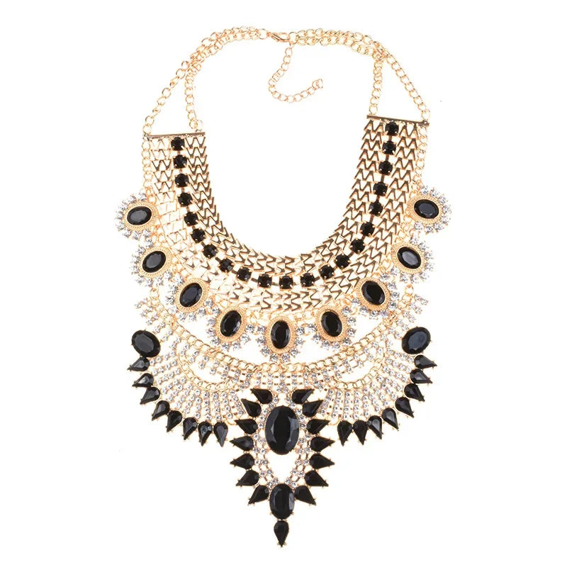 Large Collar Bohemian Vintage - Piña Colada
