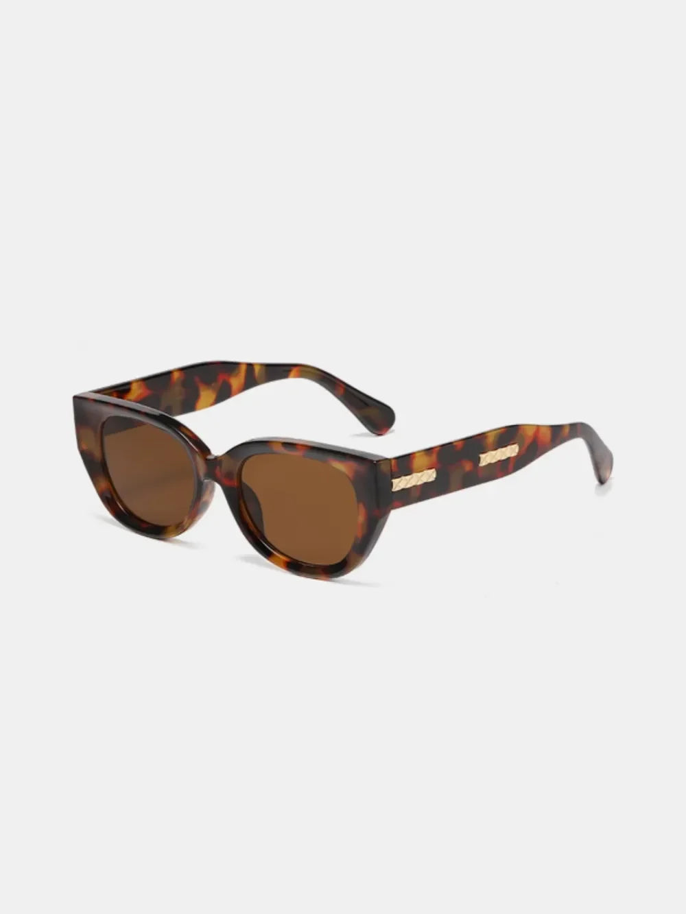 Cat Eye Polycarbonate Frame Sunglasses - Piña Colada
