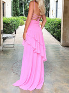 Sweetheart Neck Ruffled Maxi Cami Dress - Piña Colada