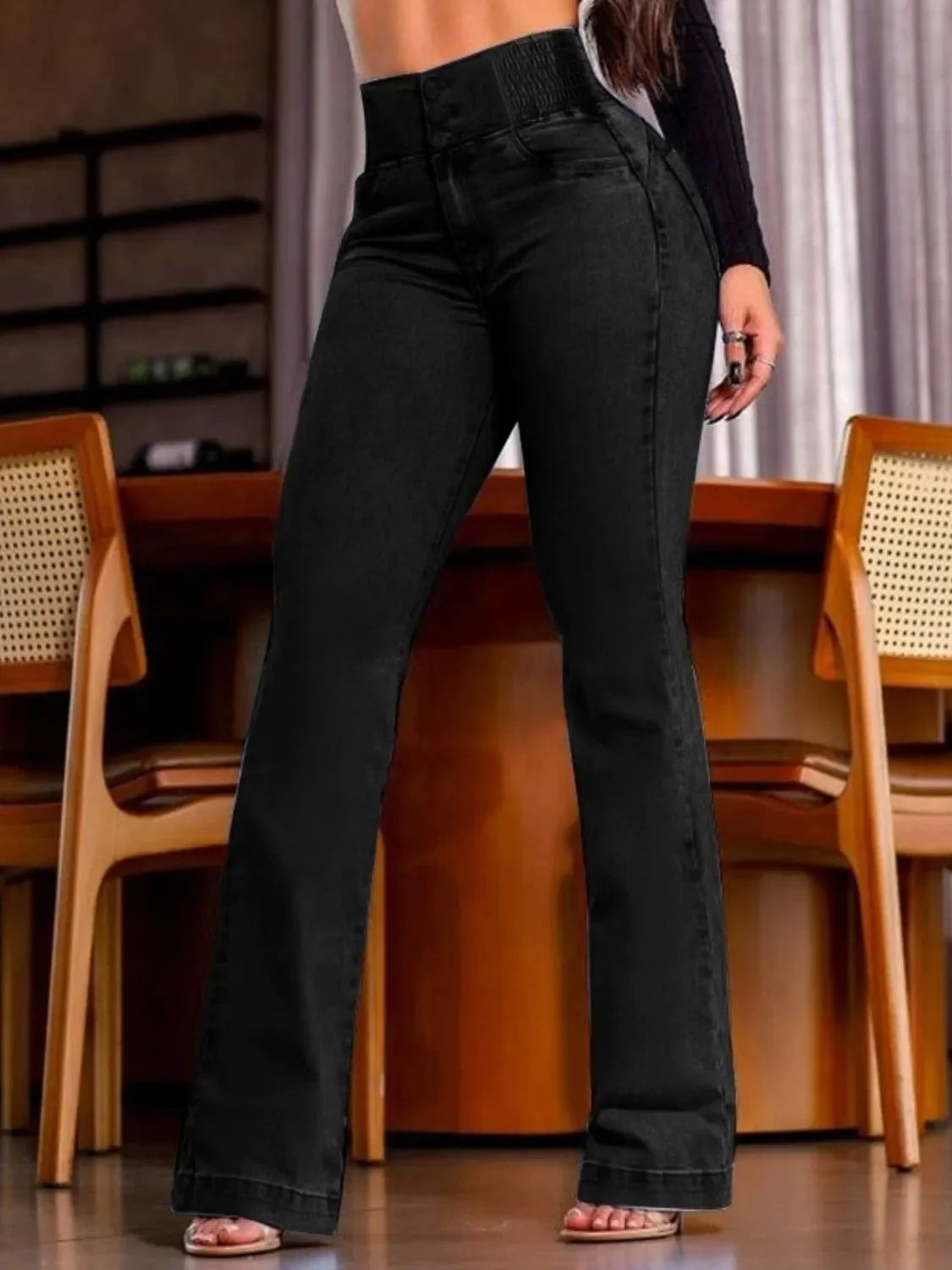 High Rise Bootcut Jeans - Piña Colada