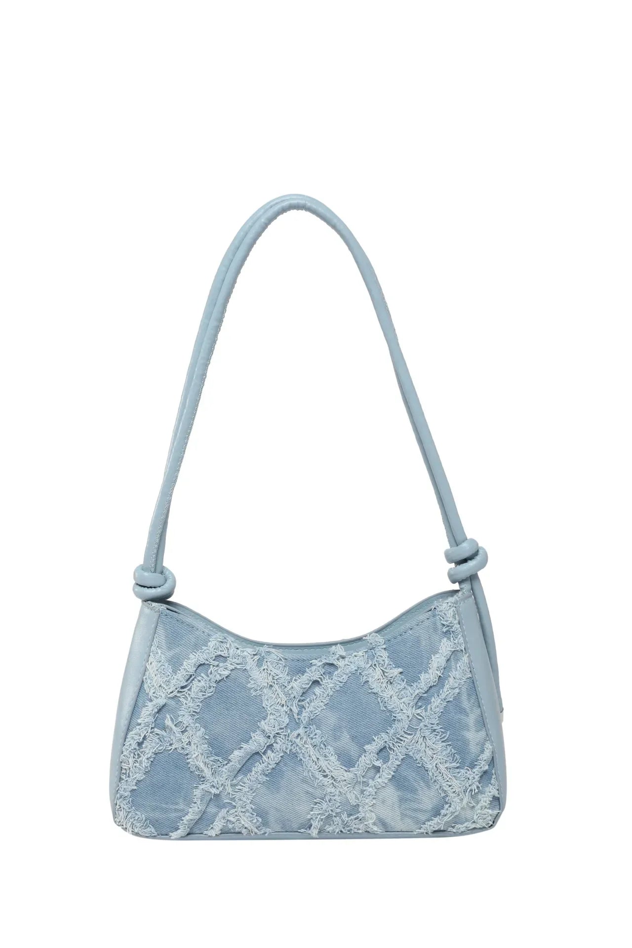 Raw Hem Shoulder Bag - Piña Colada