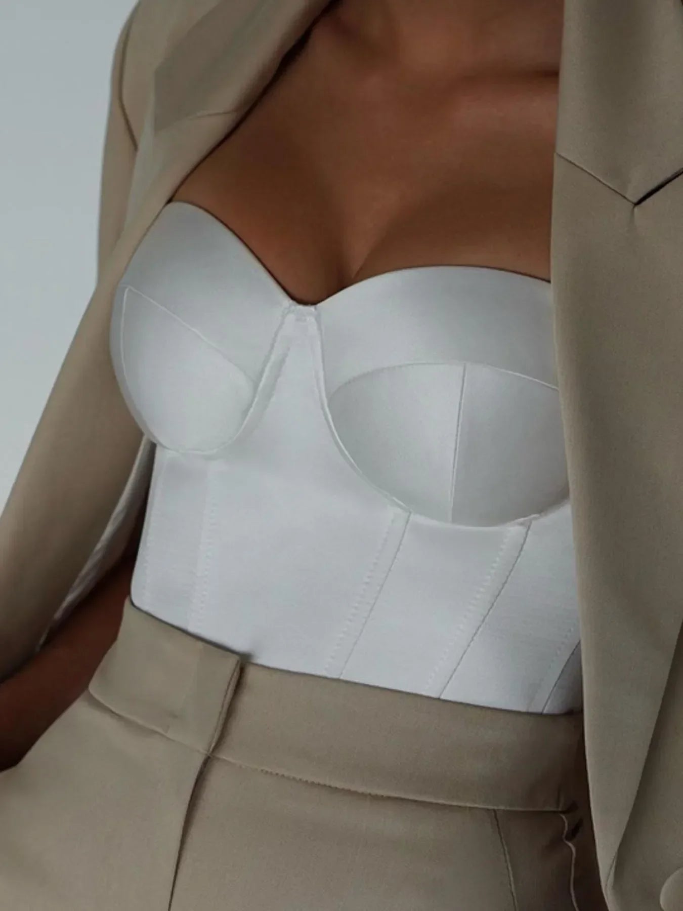 Sweetheart Neck Tube Top - Piña Colada