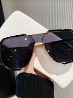 UV Protection Oversized Sunglasses - Piña Colada