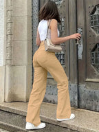 High-Waisted Wide Leg Jeans - Piña Colada