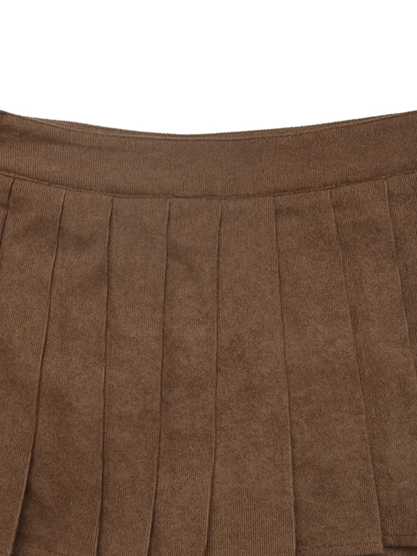 Pleated Mini Skort - Piña Colada