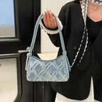 Raw Hem Shoulder Bag - Piña Colada
