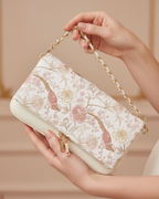 Floral Chain Shoulder Bag
