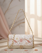 Floral Chain Shoulder Bag
