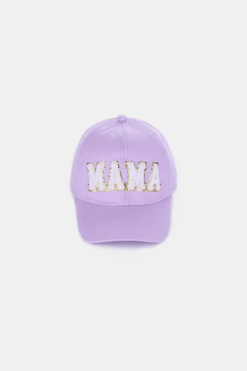 MAMA Chenille Patch Baseball Cap - Piña Colada