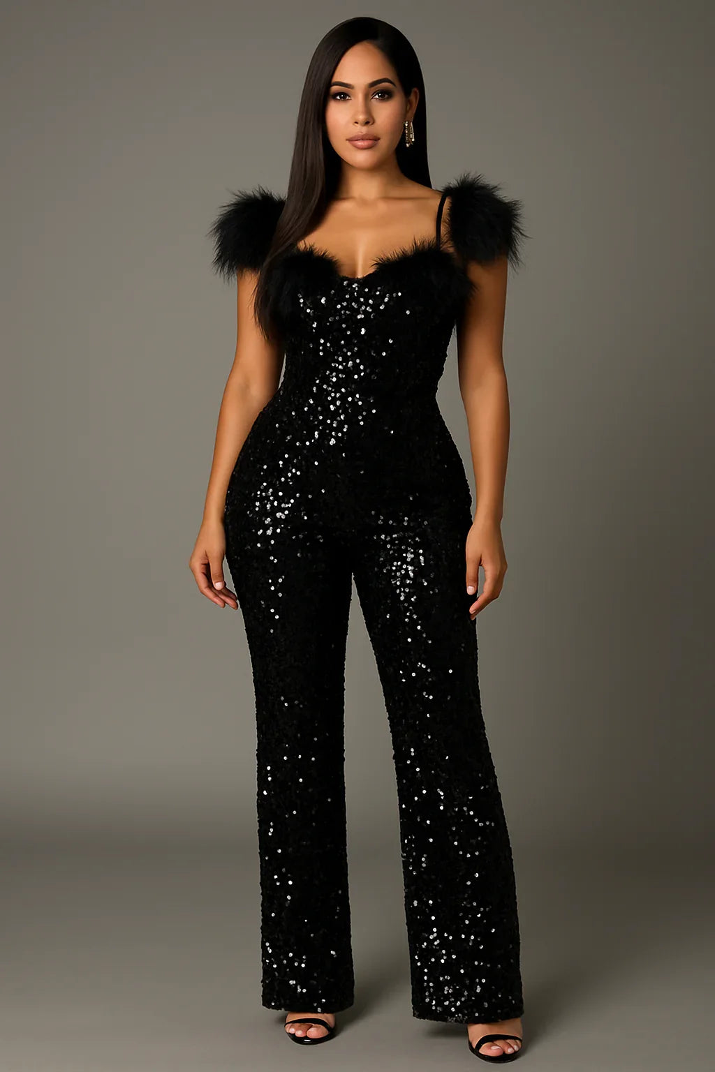 Top High High Waist Wide Leg Pants Jumpsuit