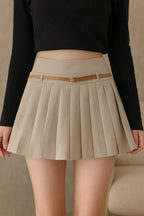 Belt Mini Skirts