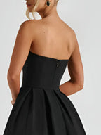 Solid Color Tube Midi Dress - Piña Colada