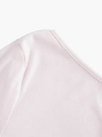 One Shoulder Bell Sleeve T-Shirt - Piña Colada