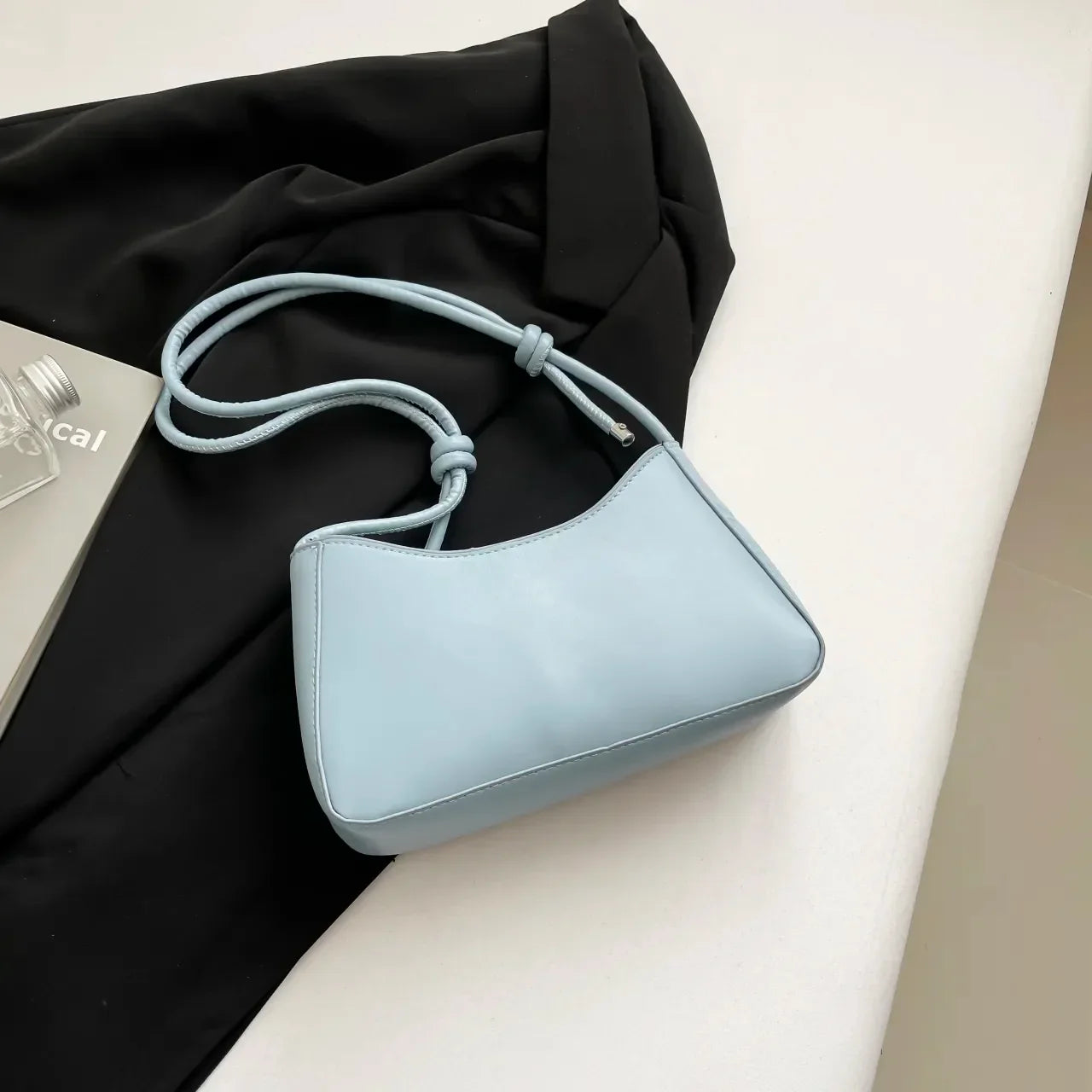 Raw Hem Shoulder Bag - Piña Colada
