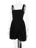 Backless Square Neck Mini Dress - Piña Colada