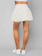High Waist Skort with Pockets - Piña Colada