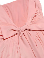 Backless Square Neck Mini Dress - Piña Colada